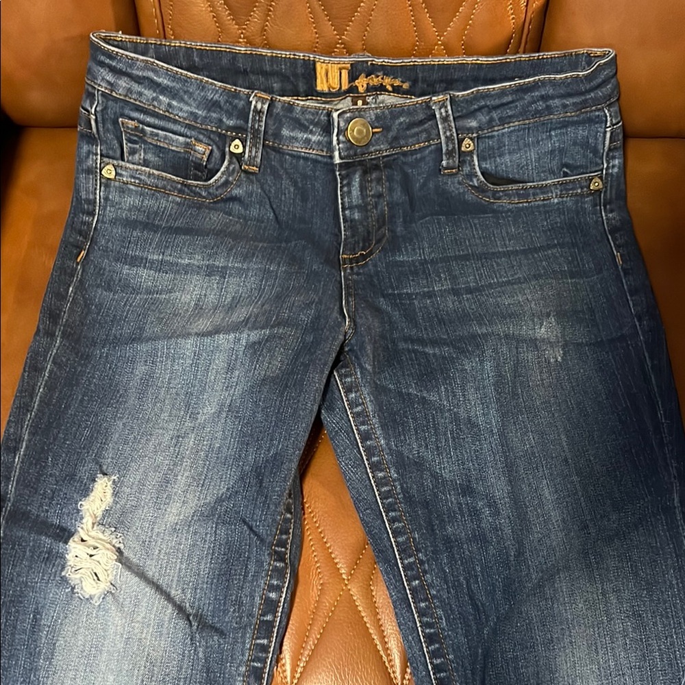 Jeans, Kut from the Kloth; “Change your Kut, change your World “ Straight Leg.